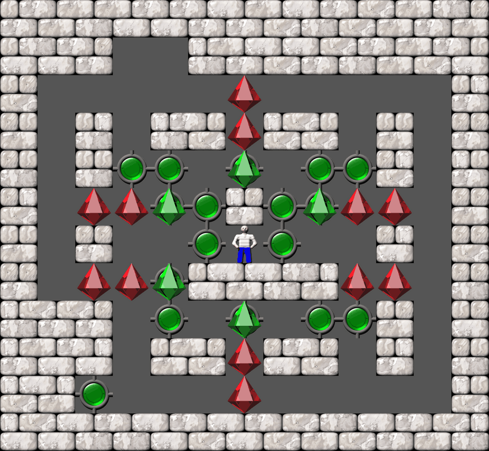 Сокобан More Bugs collections уровень 481